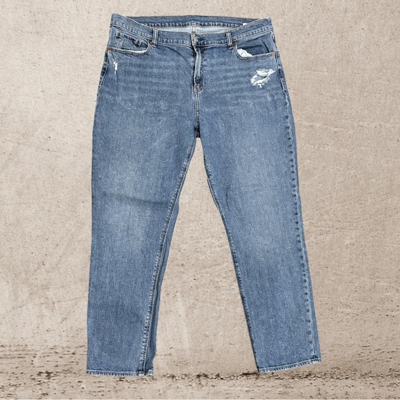 Old Navy Denim - Old Navy Blue Skinny Jeans with Distressed Detail